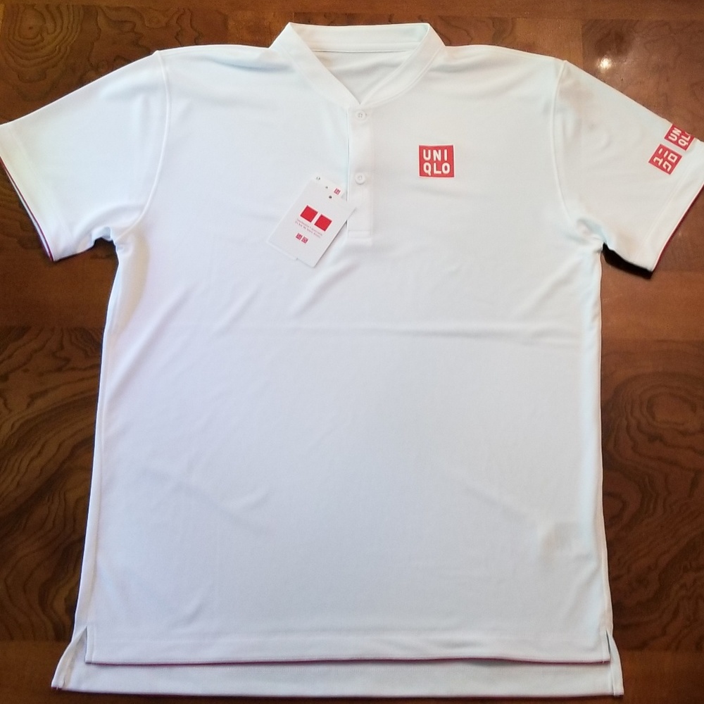 Uniqlo Roger Federer Tennis Dry-Ex Polo Shirt